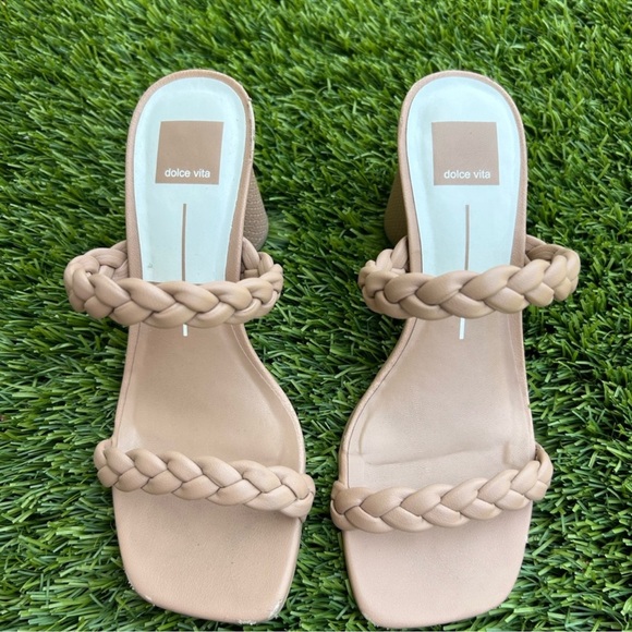 Dolce Vita Shoes - Dolce Vita Beige Braided Women's Sandals